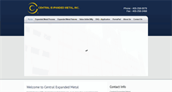 Desktop Screenshot of centralexpandedmetal.com